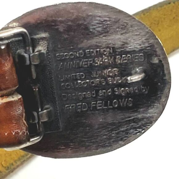 Fred Fellows 2nd Ed Juniors Anniversary Series Limited Collectible NFR Belt Buck - Picture 2 of 6